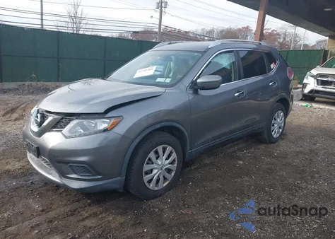 2016 Nissan Rogue S из США, поврежденный, VIN KNMAT2MV6GP616803